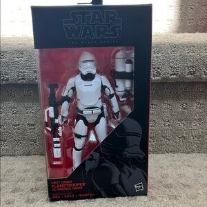 Star Wars Black Series First Order Flametrooper - Black & Red Packaging